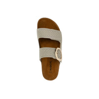 WOMENS NAOT MIAMI SANDAL | BEIGE KNIT FABRIC