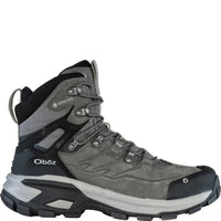 MEN'S OBOZ BRIDGER RIDGE MID GTX WATERPROOF | GUNMETAL BLACK