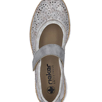 WOMEN'S RIEKER NIKITA 99 | ROSE-METALLIC | GREY | SILVERFLOWER