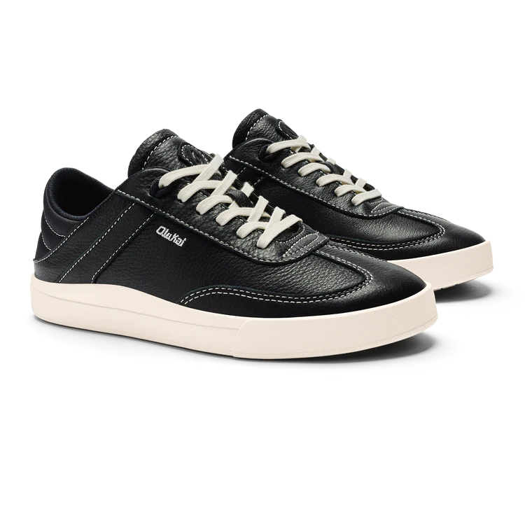 WOMEN'S OLUKAI HA'UPU SNEAKER | ONYX / ONYX