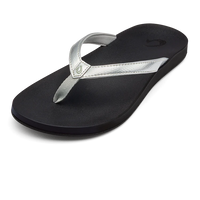 WOMEN'S OLUKAI PUAWE | SILVER / BLACK