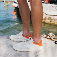 MEN'S OLUKAI PUNINI | OFF WHITE / MOLTEN ORANGE