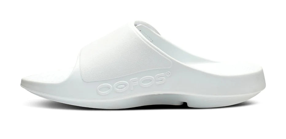 UNISEX OOFOS OOAHH SPORT FLEX SLIDE | WHITE