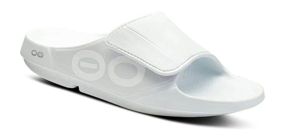 UNISEX OOFOS OOAHH SPORT FLEX SLIDE | WHITE
