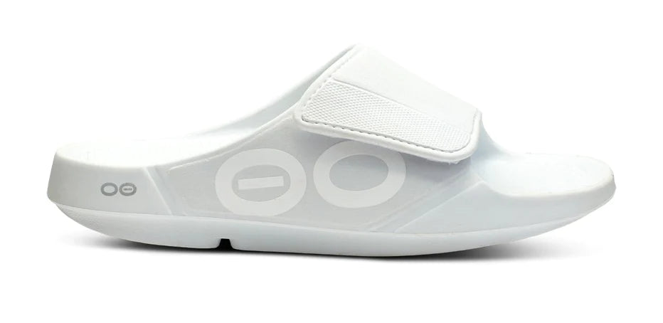 UNISEX OOFOS OOAHH SPORT FLEX SLIDE | WHITE