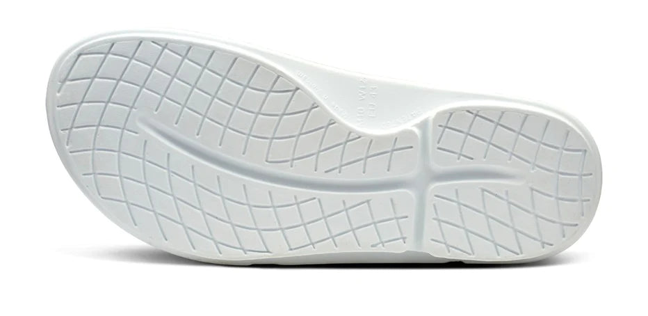 UNISEX OOFOS OOAHH SPORT FLEX SLIDE | WHITE