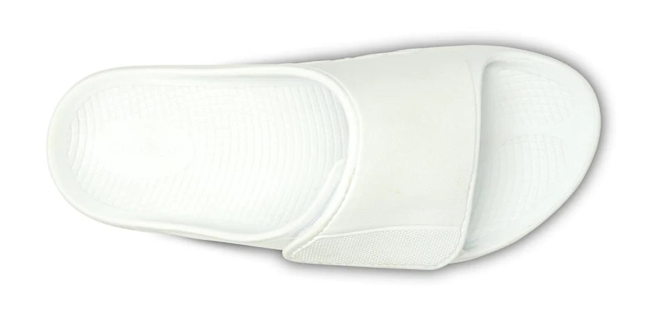 UNISEX OOFOS OOAHH SPORT FLEX SLIDE | WHITE