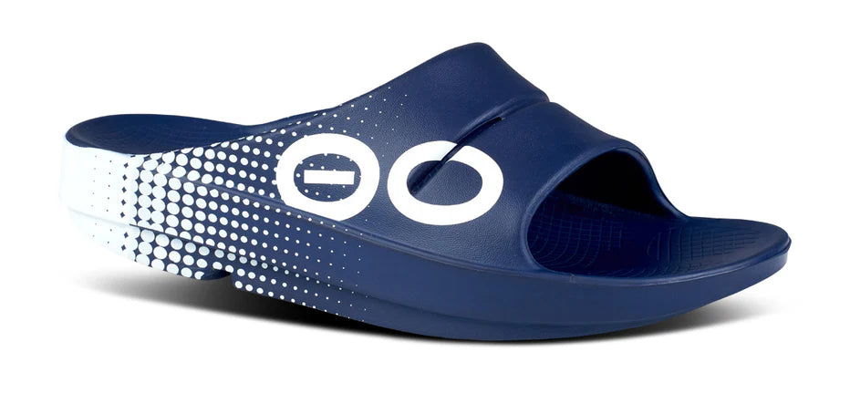 UNISEX OOFOS OOAHH SPORT SLIDE | MATRIX NAVY