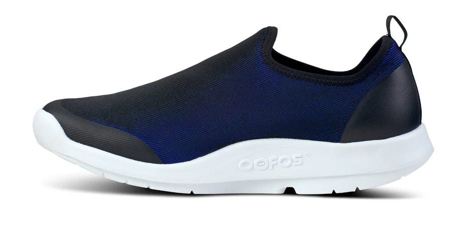 MENS OOFOS OOMG SPORT SLIP-ON RECOVERY SHOE | NAVY