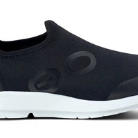 WOMEN'S OOFOS OOMG SPORT LOW SHOE | WHITE / BLACK