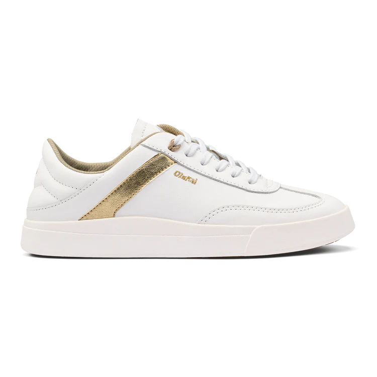 WOMEN'S OLUKAI HA'UPU SNEAKER | WHITE / WHITE