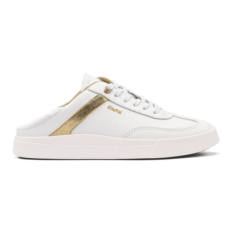 WOMEN'S OLUKAI HA'UPU SNEAKER | WHITE / WHITE