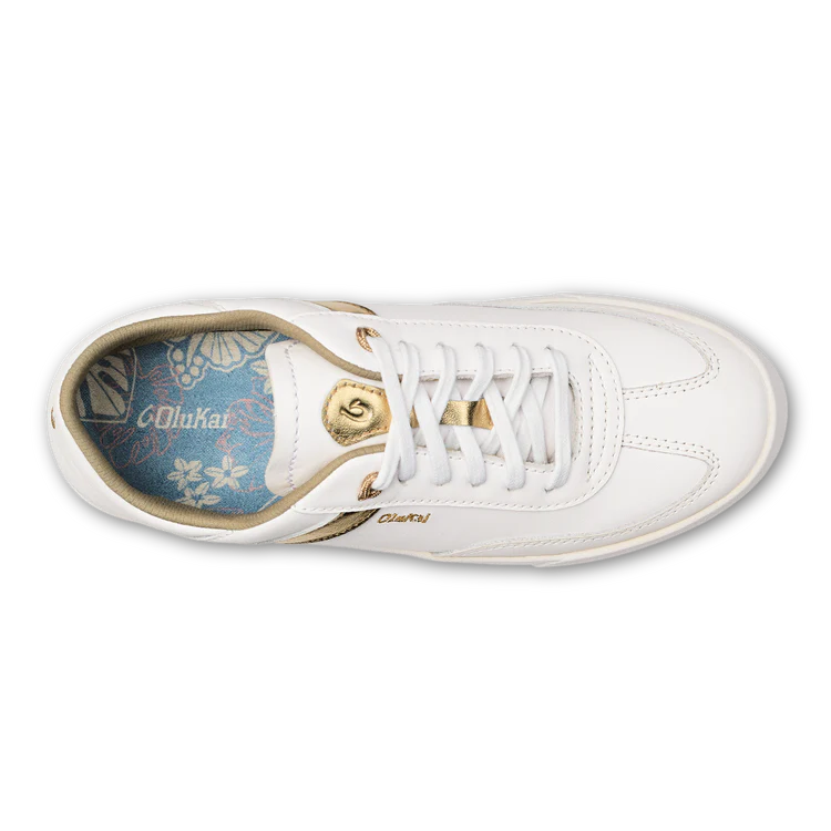 WOMEN'S OLUKAI HA'UPU SNEAKER | WHITE / WHITE