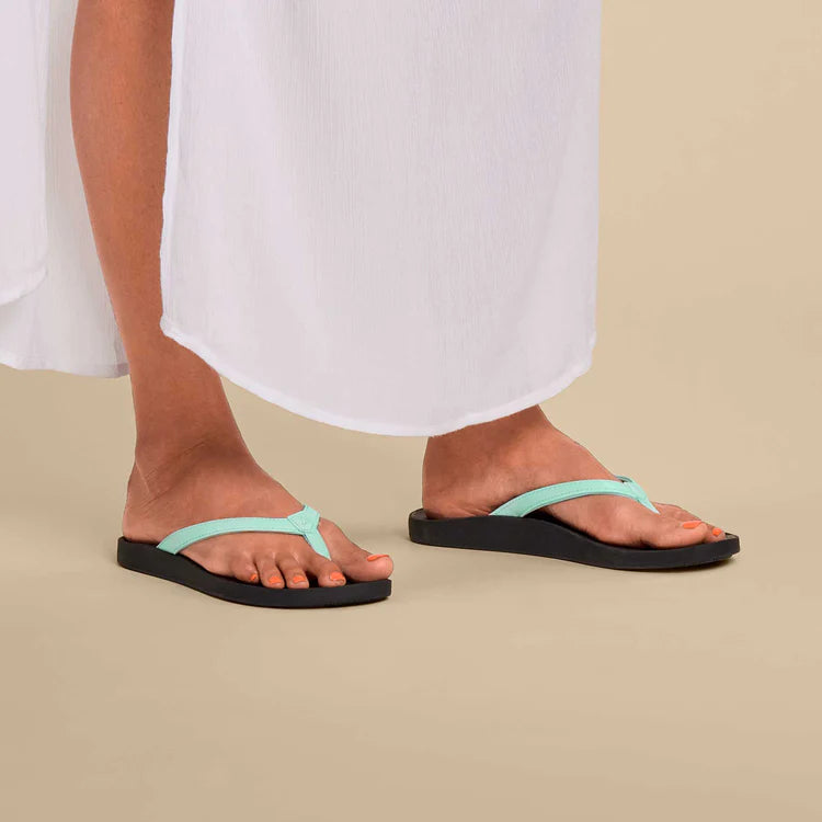 WOMEN'S OLUKAI PUAWE | SEA GLASS / BLACK