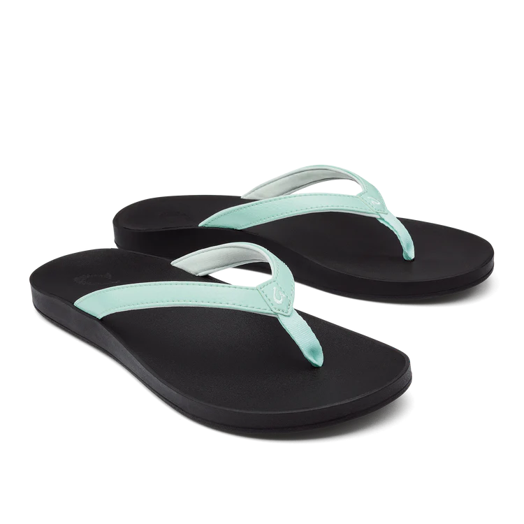 WOMEN'S OLUKAI PUAWE | SEA GLASS / BLACK