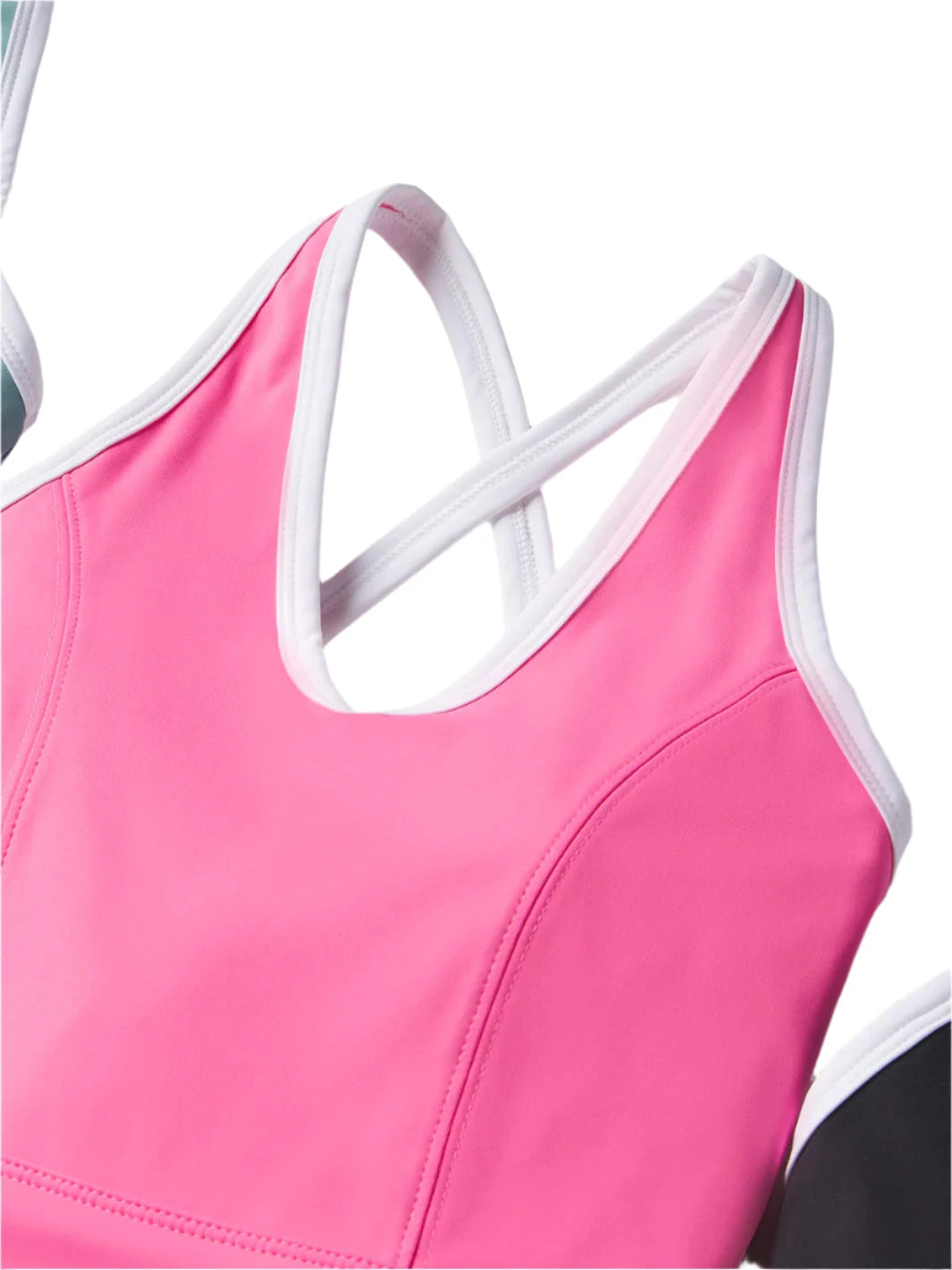 WOMEN'S PB5-STAR SIDE SPLIT COURT DRESS | PINK / WHITE
