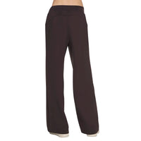 WOMEN'S SKECHERS COZY LUX RELAXED PANT | BROWN / CHESTNUT