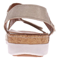 WOMEN'S REVERE GEORGIA SANDAL | GOLDEN LINEN