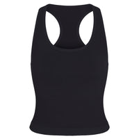 WOMEN'S PB5-STAR RIBBED RACER BACK TANK | BLACK