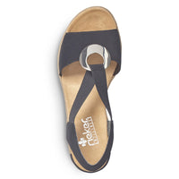 WOMEN'S RIEKER FANNI H6 SANDAL | BLACK