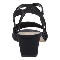 WOMEN'S ROS HOMMERSON LIZA HEEL | BLACK MICROTOUCH