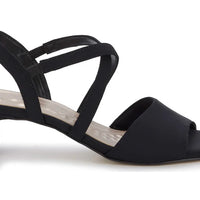 WOMEN'S ROS HOMMERSON LIZA HEEL | BLACK MICROTOUCH