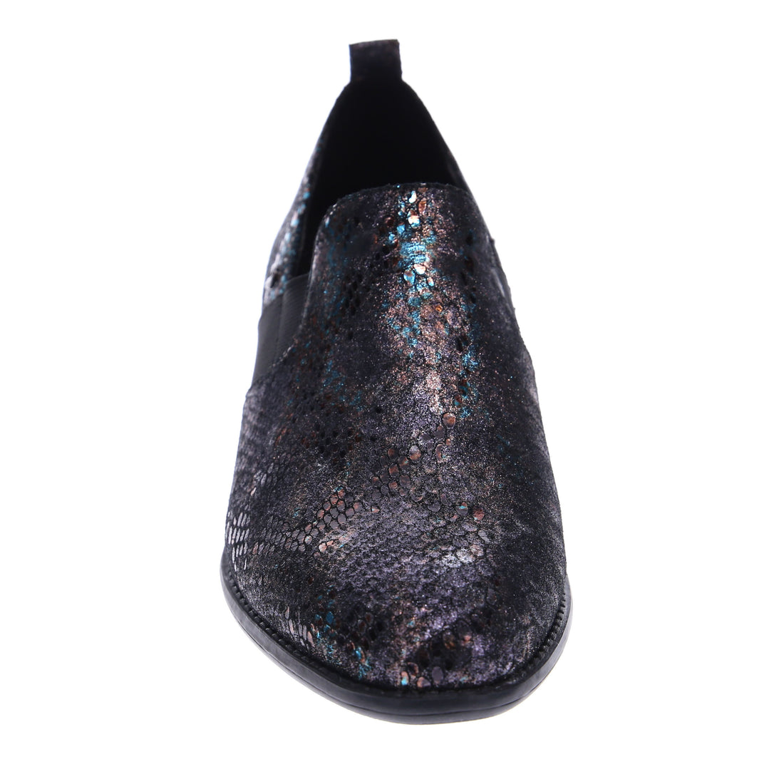 WOMEN'S REVERE BUDAPEST SLIP ON | METALLIC PYTHON