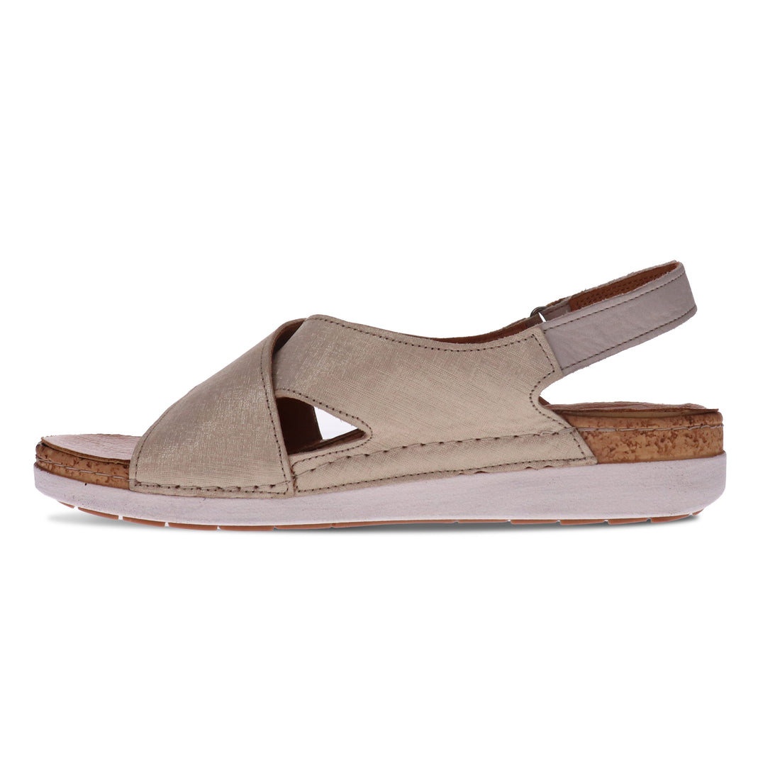 WOMEN'S REVERE COTTESLOE SANDAL | GOLD LINEN