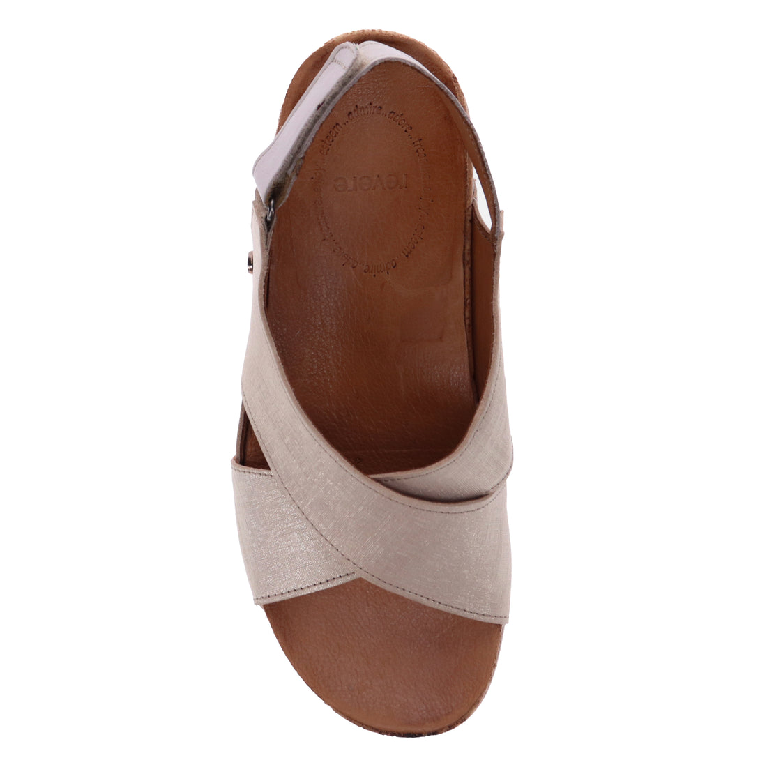 WOMEN'S REVERE COTTESLOE SANDAL | GOLD LINEN