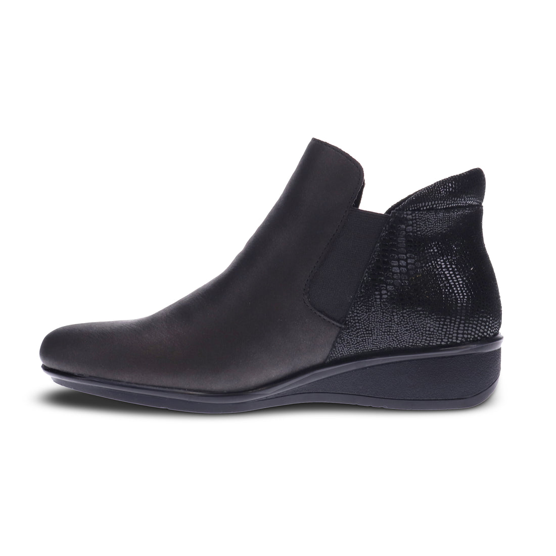 WOMEN'S REVERE DAMASCUS BOOT | ONYX / BLACK LIZARD
