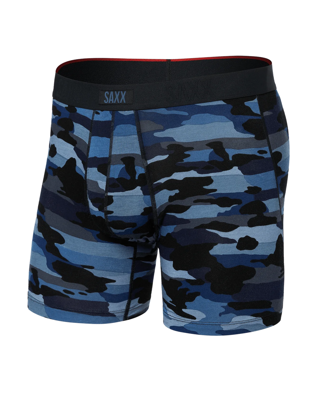MEN'S SAXX VIBE XTRA SOFT COMFORT BOXER BRIEF 6" | CLOUDBANK CAMO - NAVY