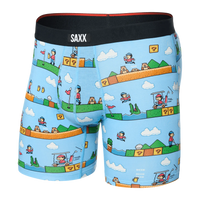 MEN'S SAXX VIBE XTRA SOFT COMFORT BOXER BRIEF 6" | OUT OF BOUNDS - BLUE