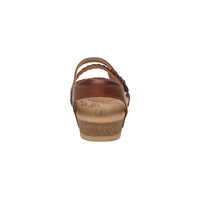 WOMEN'S AETREX JILLIAN BRAIDED QUARTER STRAP SANDAL | WALNUT