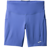 WOMEN'S BROOKS SPARK 8" SHORT TIGHT | BLUEBELL