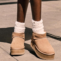 WOMEN'S UGG CLASSIC ULTRA MINI PLATFORM | CHESTNUT