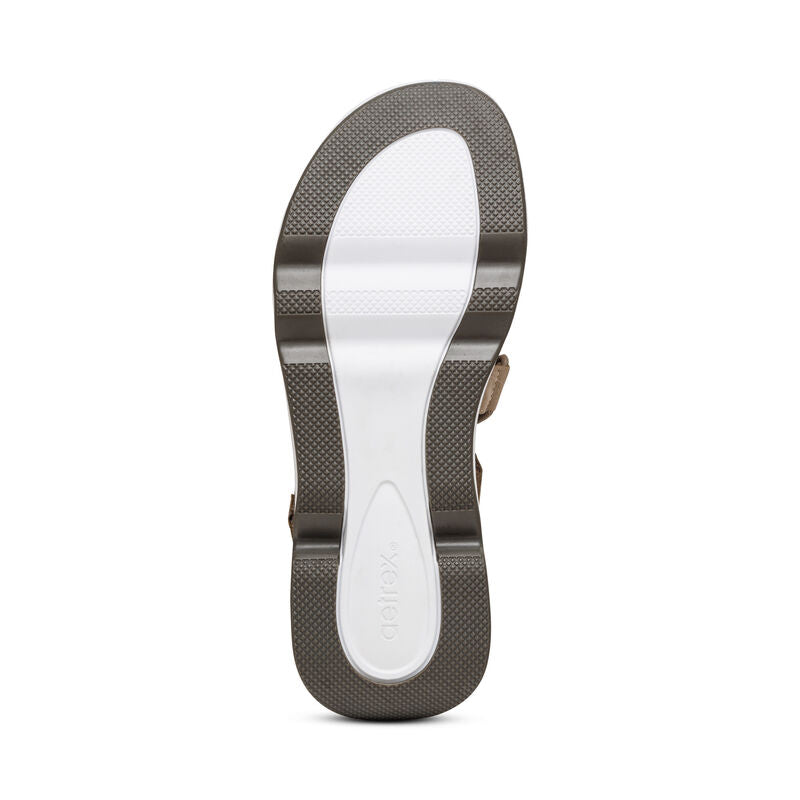 WOMEN'S AETREX MARZ ADJUSTABLE SPORT SANDAL | TAUPE