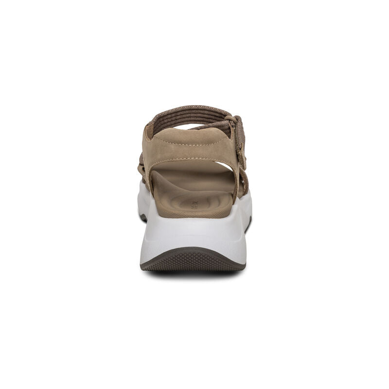 WOMEN'S AETREX MARZ ADJUSTABLE SPORT SANDAL | TAUPE