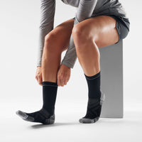 SMARTWOOL HIKE TARGETED CUSHION CREW | BLACK