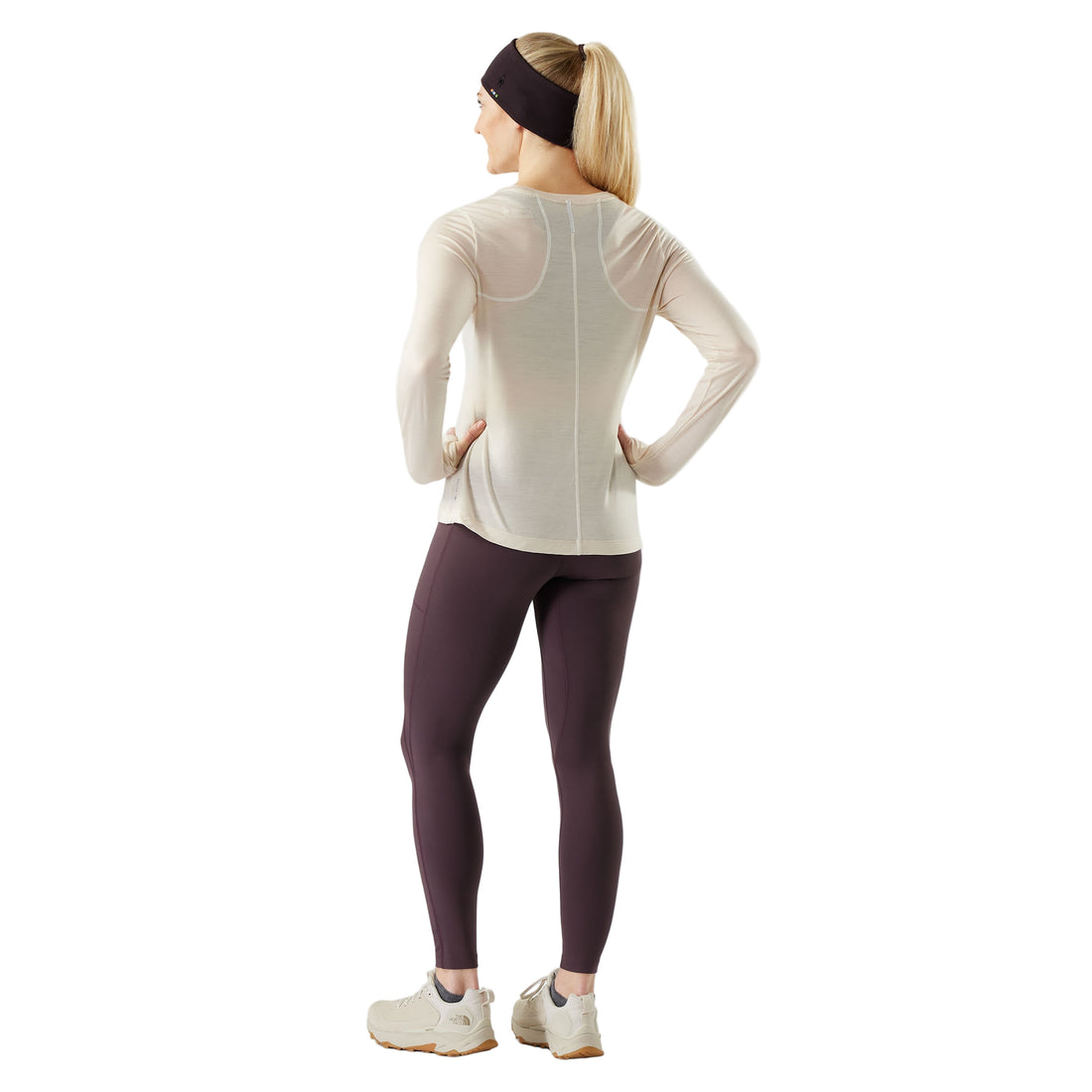 WOMEN'S SMARTWOOL ACTIVE LONG SLEEVE | ALMOND