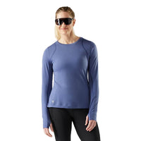 WOMEN'S SMARTWOOL ACTIVE LONG SLEEVE | NIGHTFALL BLUE