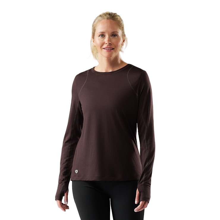 WOMEN'S SMARTWOOL ACTIVE LONG SLEEVE | MINK