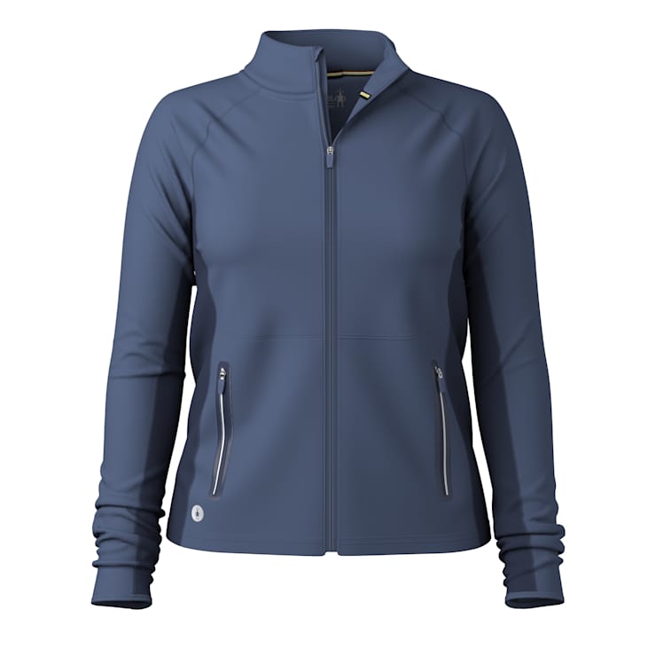 WOMEN'S SMARTWOOL ACTIVE FLEECE JACKET | NIGHTFALL BLUE