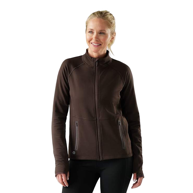 WOMEN'S SMARTWOOL ACTIVE FLEECE JACKET | MINK