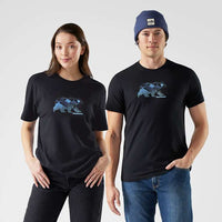 UNISEX SMARTWOOL BEAR VIEW SHORT SLEEVE GRAPHIC TEE | BLACK
