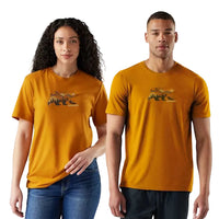 UNISEX SMARTWOOL BEAR VIEW SHORT SLEEVE GRAPHIC TEE | SQUASH