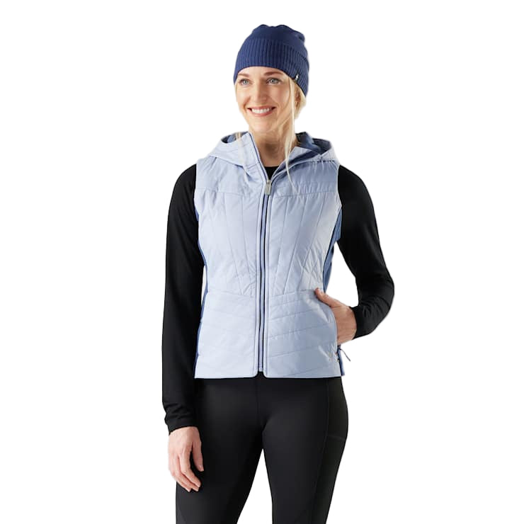 WOMEN'S SMARTWOOL SMARTLOFT VEST | ICY NIGHTFALL BLUE