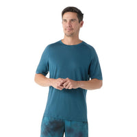 MEN'S SMARTWOOL ACTIVE ULTRALIGHT SHORT SLEEVE | TWILIGHT BLUE