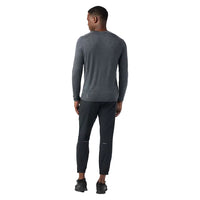 MEN'S SMARTWOOL ACTIVE ULTRALITE LONG SLEEVE |CHARCOAL HEATHER