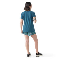 WOMEN'S SMARTWOOL ACTIVE ULTRALIGHT SHORT SLEEVE | TWILIGHT BLUE