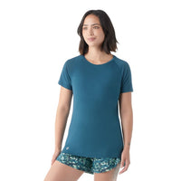 WOMEN'S SMARTWOOL ACTIVE ULTRALIGHT SHORT SLEEVE | TWILIGHT BLUE